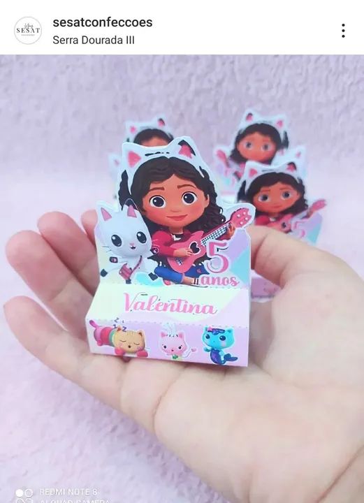 A Casa Mágica da Gabi  caixinhas personalizadas pra festa  - Foto 2