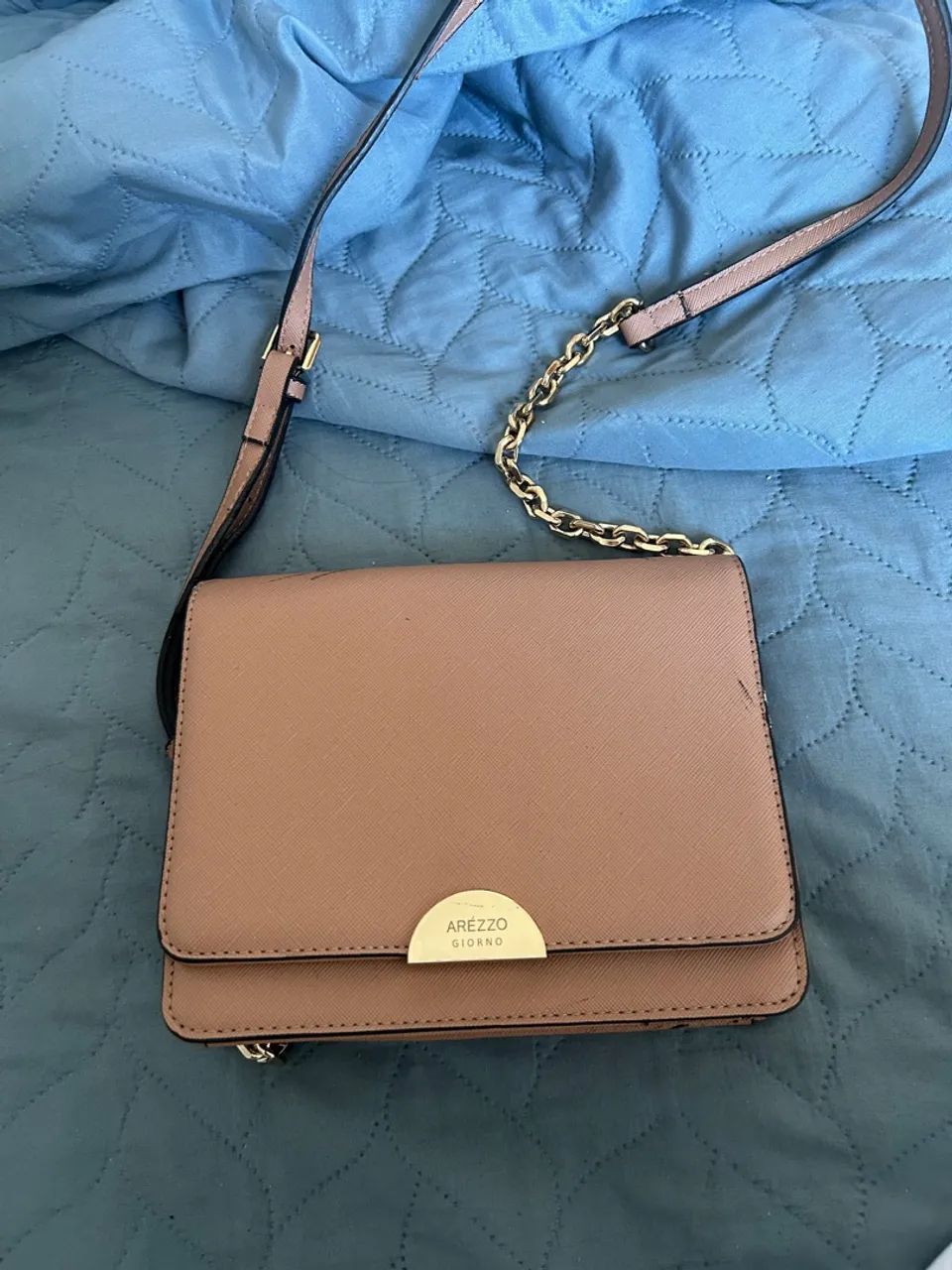 Bolsa Arezzo de Ombro Clássica com Corrente Dourada - Foto 2