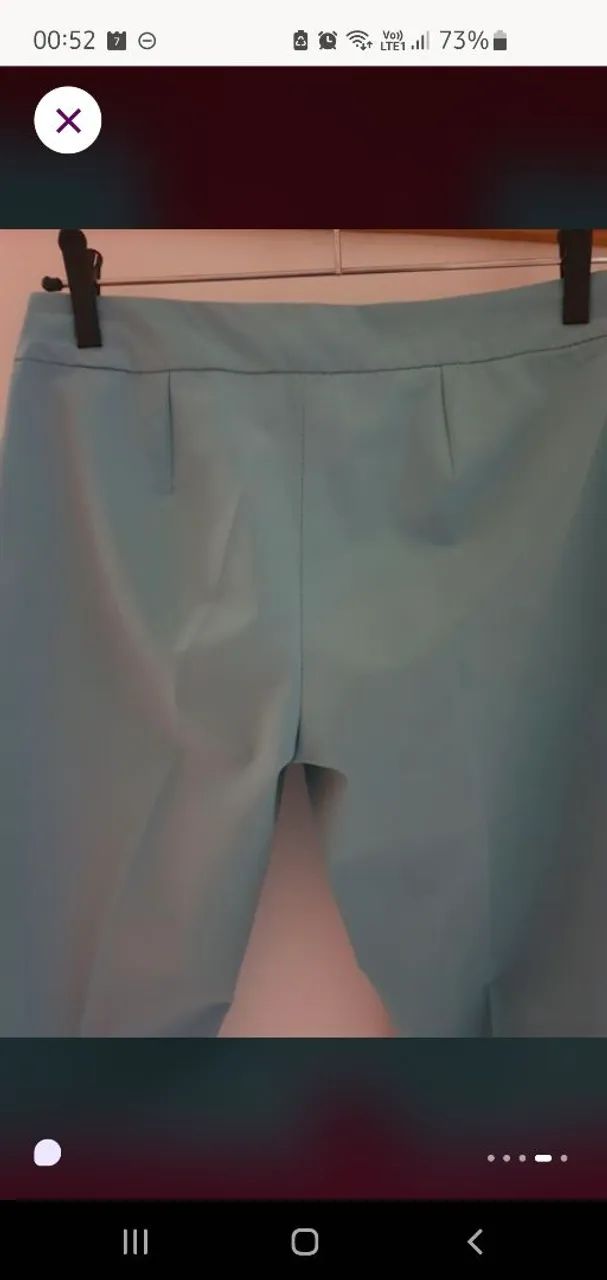 Calça social feminina azul - Foto 4