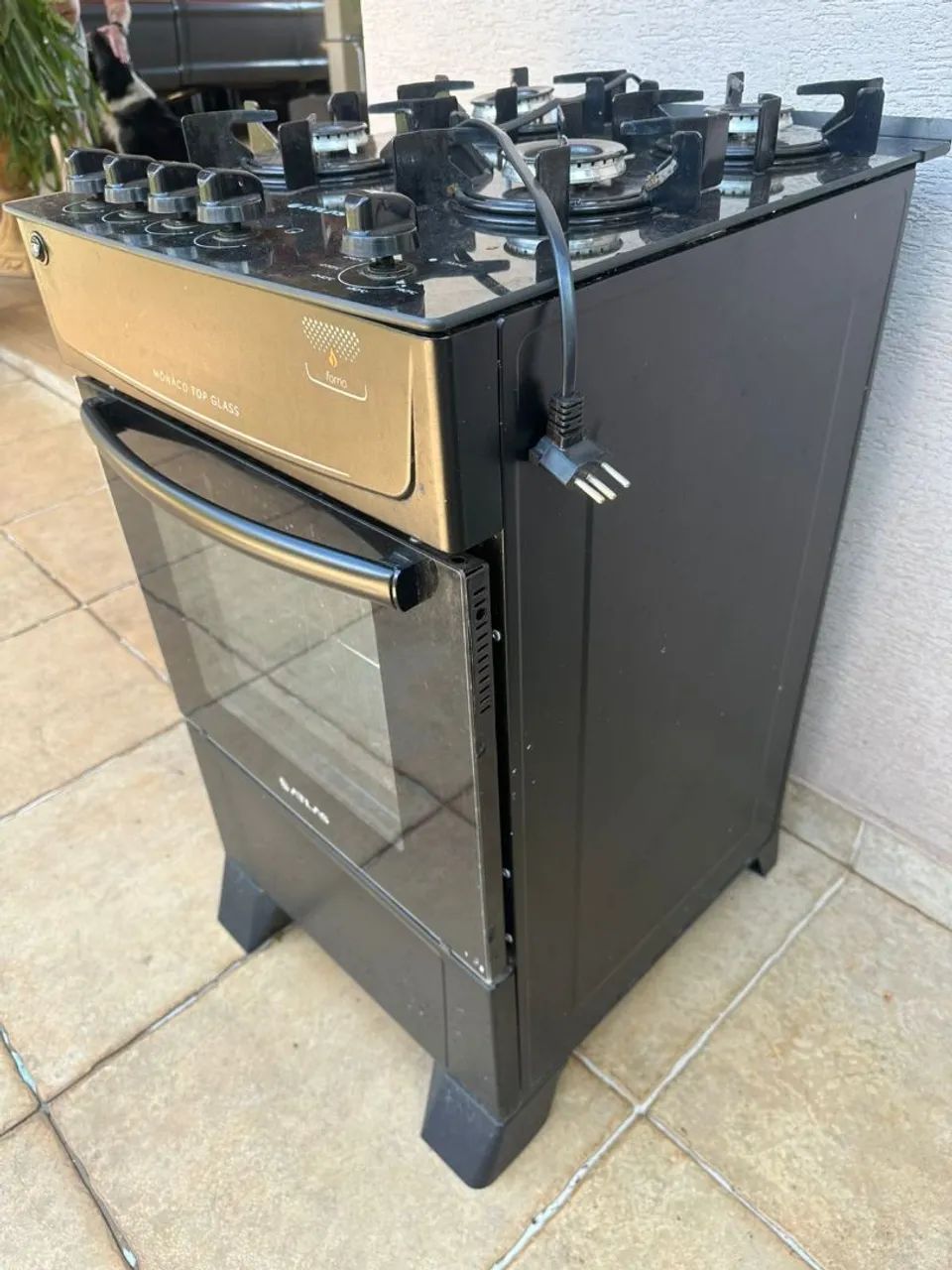 Fogão mesa de vidro o forno nunca foi usado  - Foto 2