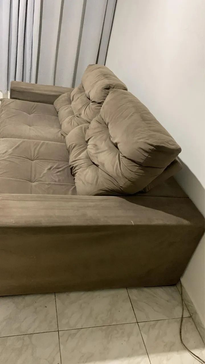 Sofá retrátil 4 lugares65579518136321122