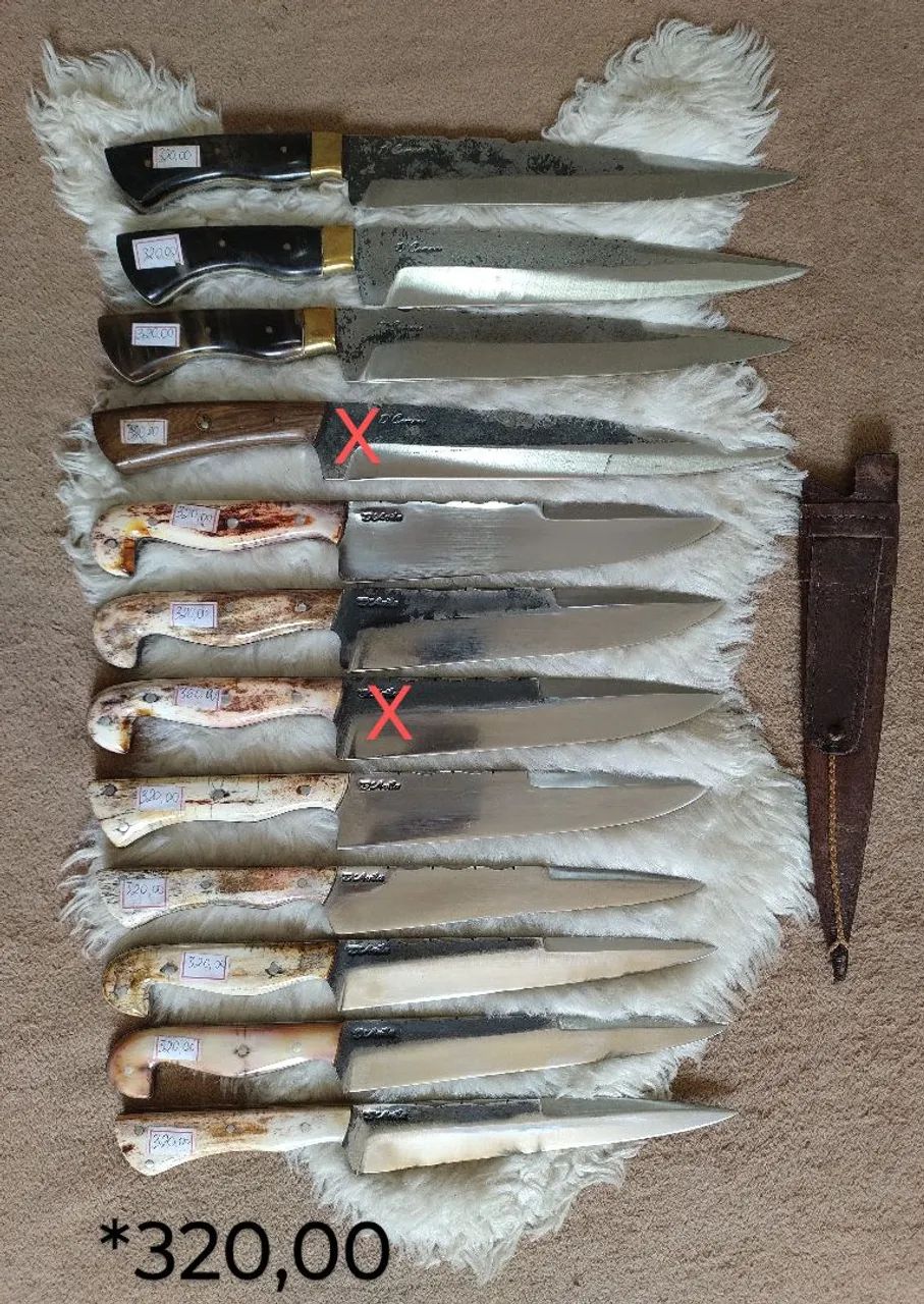 Faca artesanal para churrasco  - Foto 2