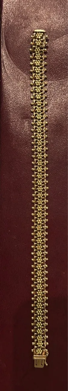 Pulseira de Ouro Delicada 18 KG