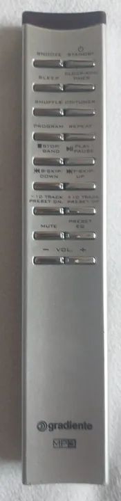 Controle remoto para cd player mp3 gradiente, BX-M700, semi-novo, funcionando - Foto 2