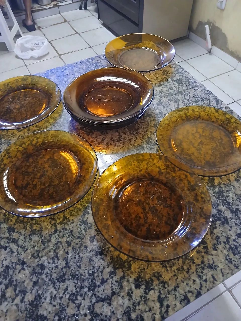 Duralex,Jogo de 12 Pratos de Vidro Âmbar - Foto 5