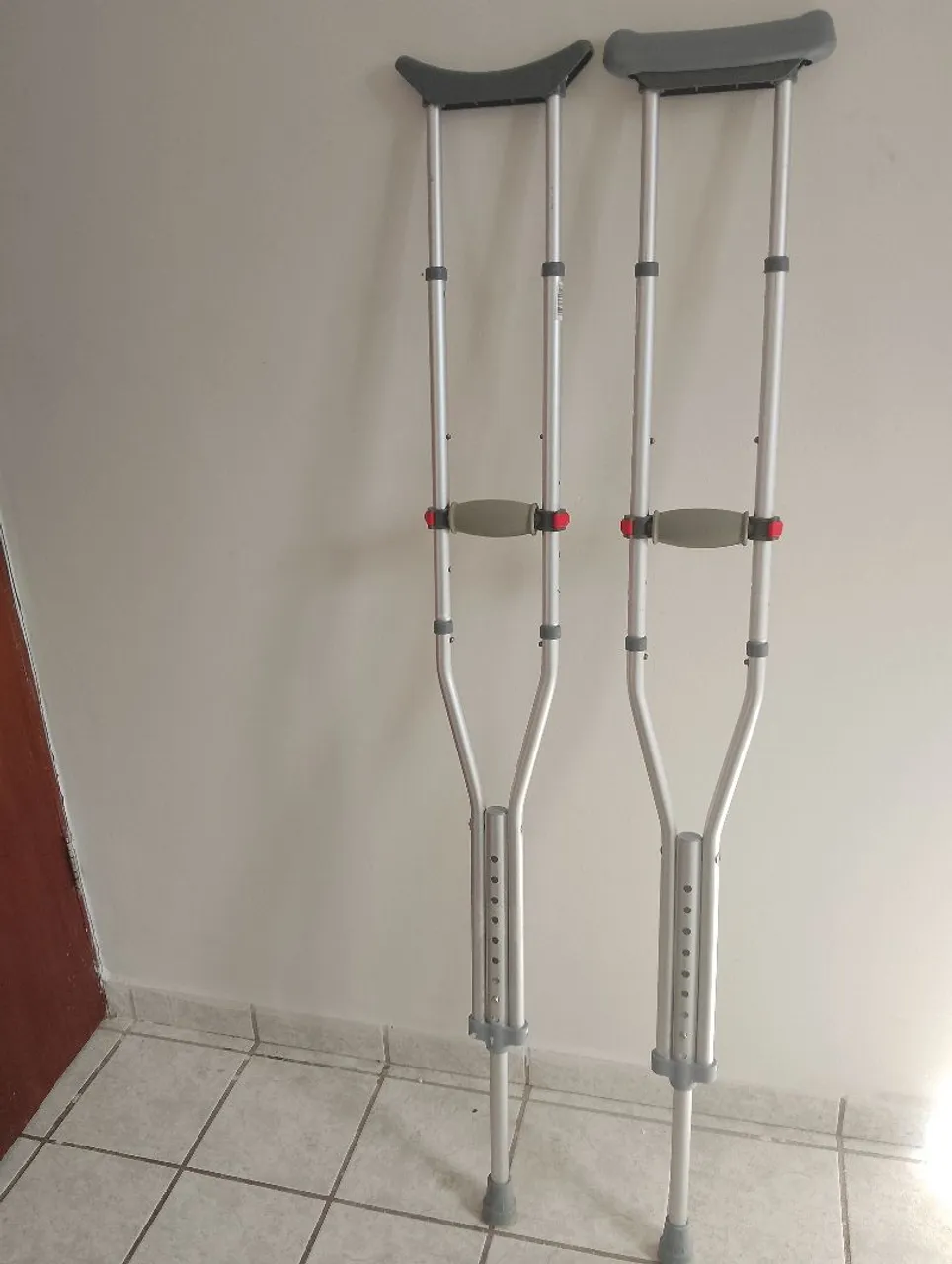 Muletas de alumínio