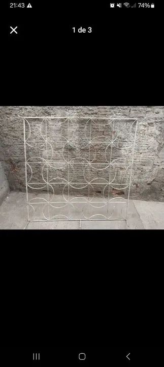 Tela de proteção em metal para janelas