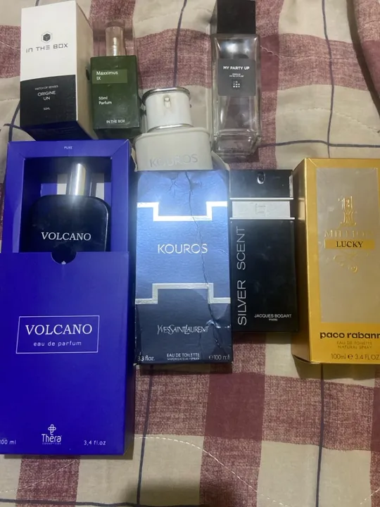 Frascos e caixas Perfumes Masculinos Importados - Coleçã