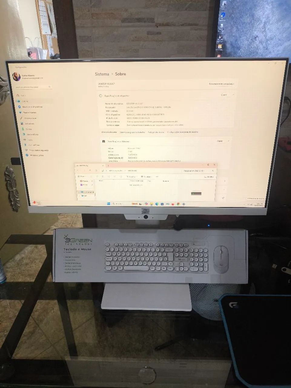 Desktop ALL IN ONE  Intel Core i7 6500 - 8GB RAM - Windows 11 Pro - Foto 2