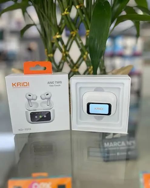 Fone de ouvido bluetooth Kaidi ANC Display 
