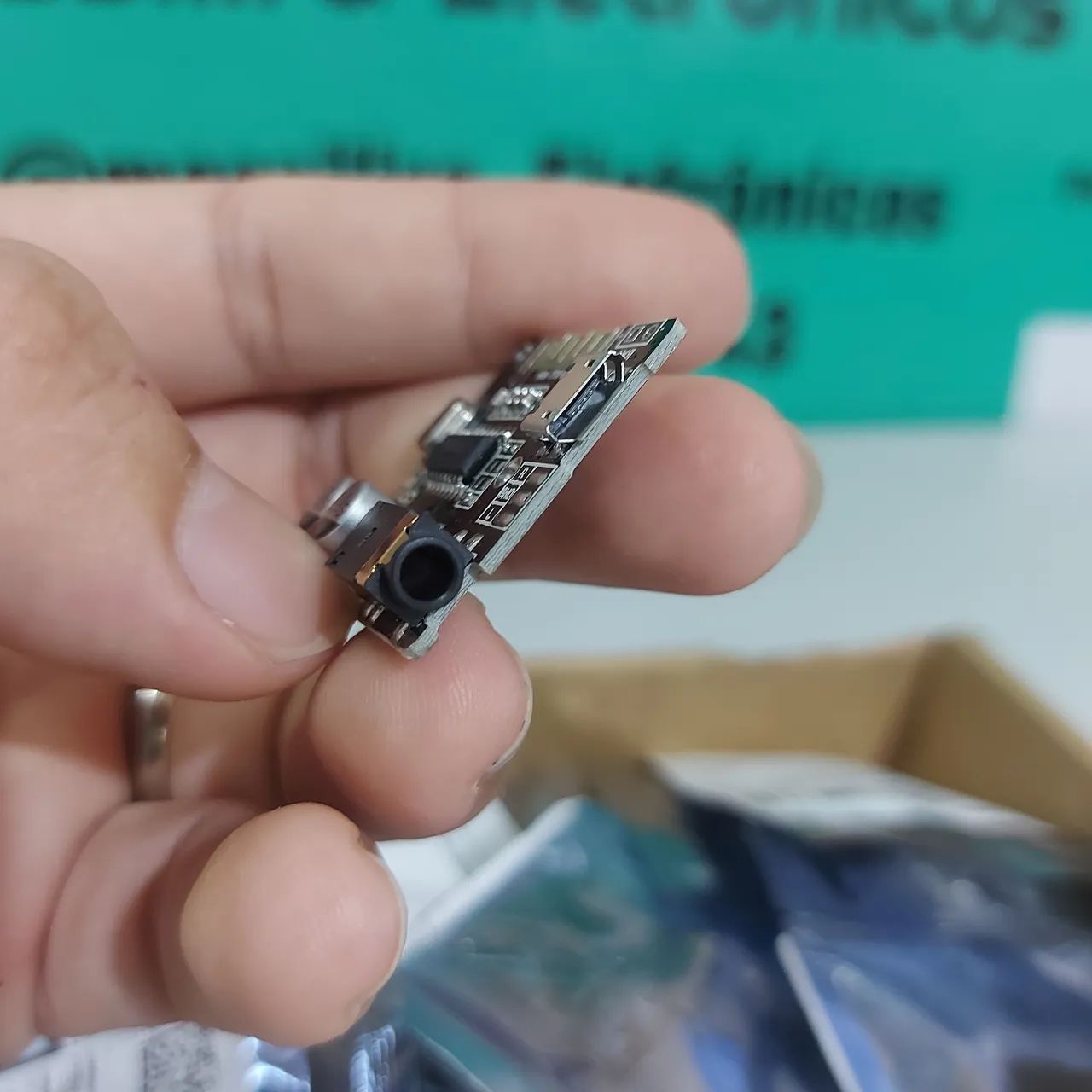 Módulo Bluetooth 5.0 Receptor Áudio com Isolador DC-DC B0505S-1W - Foto 3