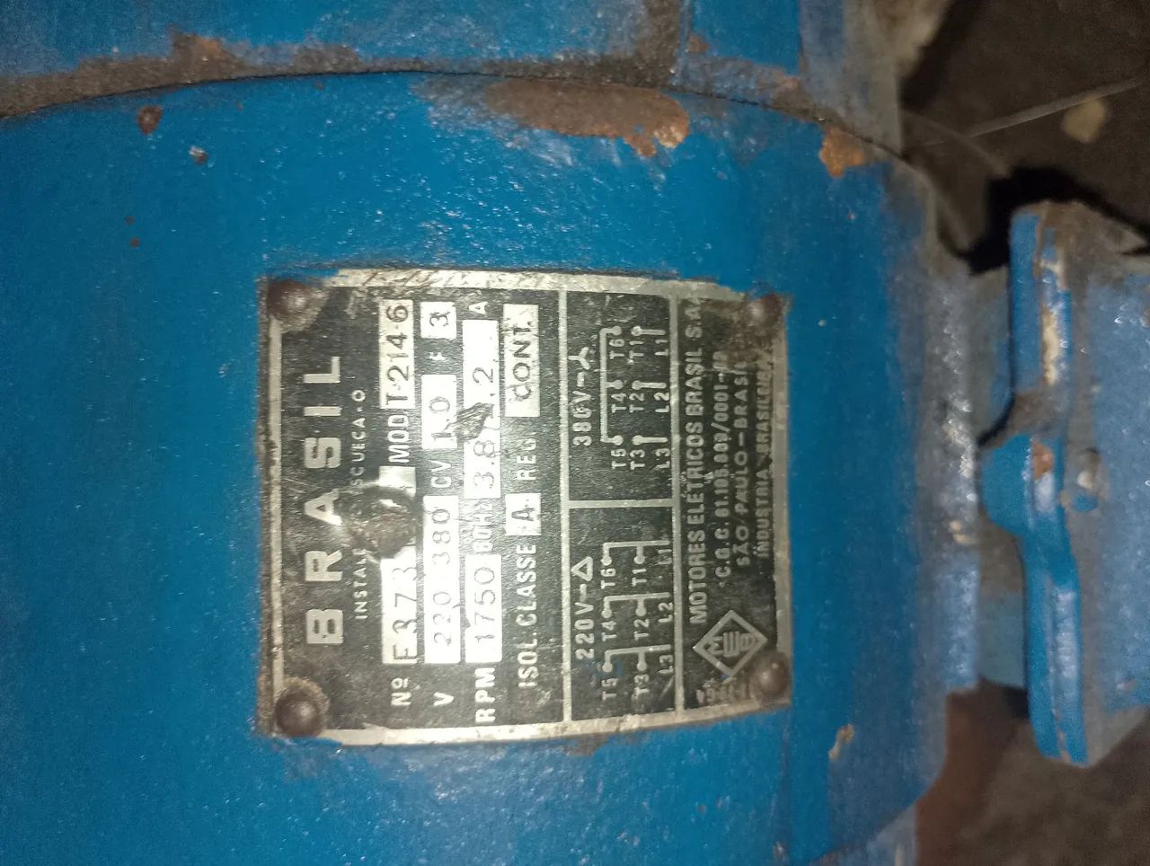 Motor Elétrico Trifásico 3 CV 220V/380V - Foto 4