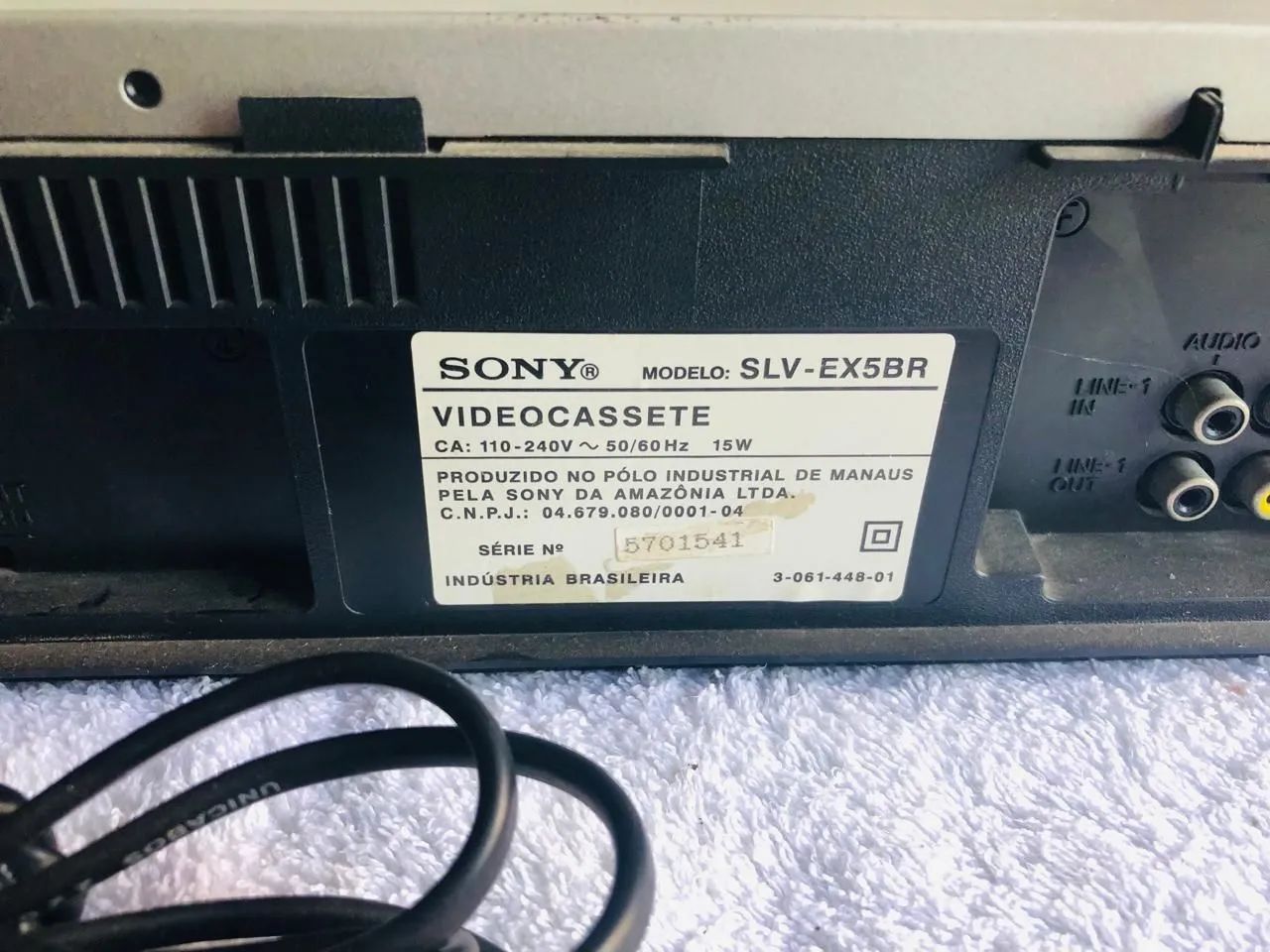 Videocassete Sony SLV-EX5 VHS 5 Head Extra Play - Foto 4