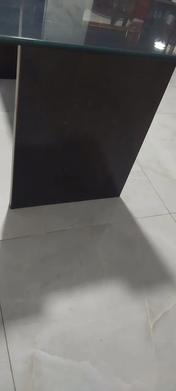 Mesa de centro com tampo de vidro - Foto 3