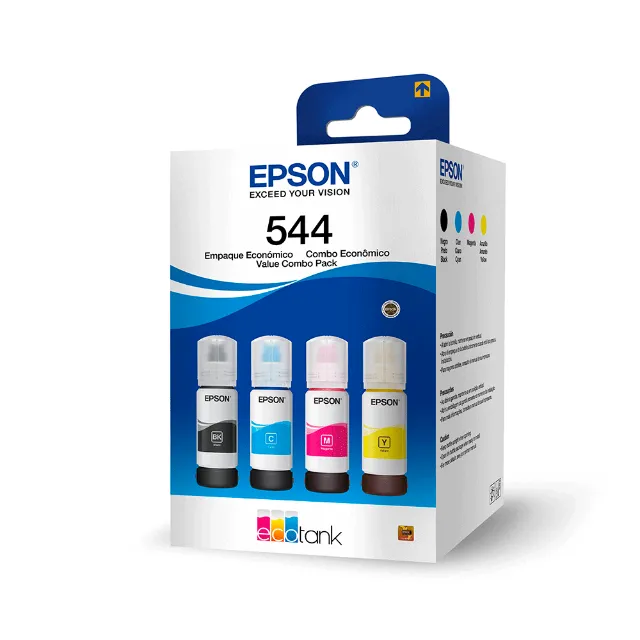 Refil Tinta ORIGINAL Epson T544 CADA COR