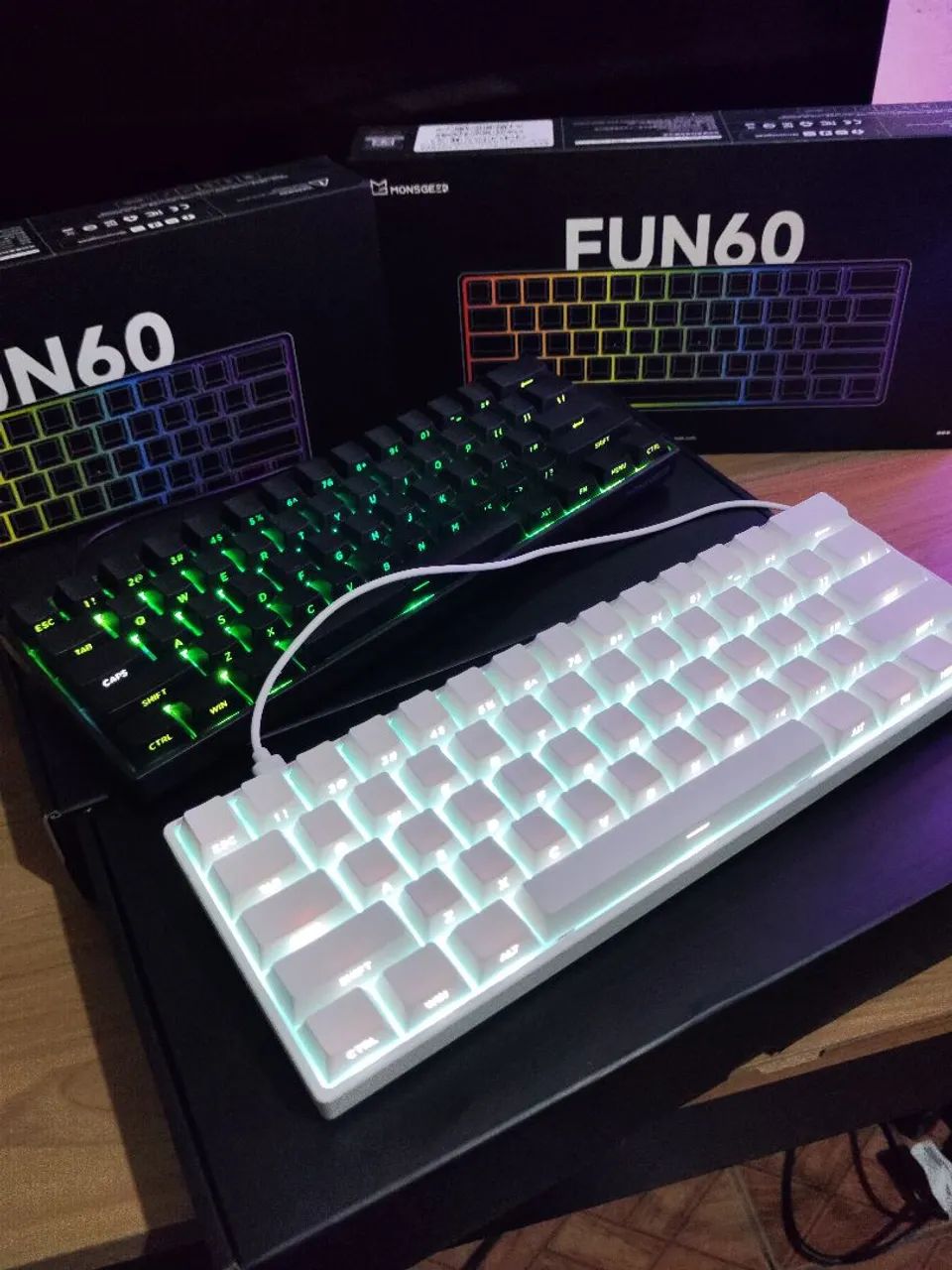 Teclado Gamer Fun 60 PRO | Magnético | NOVO - Foto 2