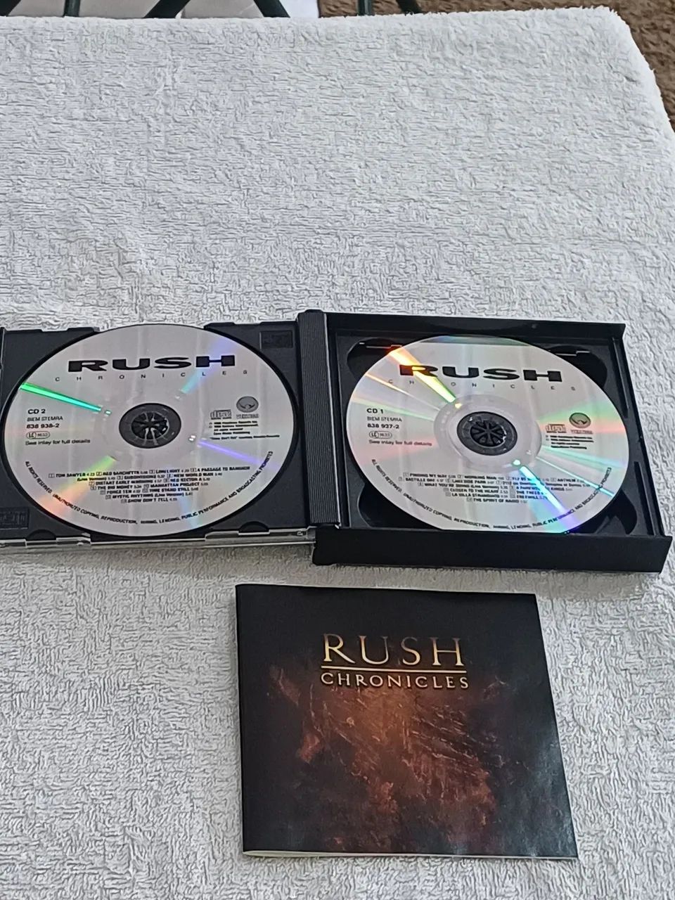 CD duplo da banda RUSH - Chronicles - CDs, DVDs etc - Setor