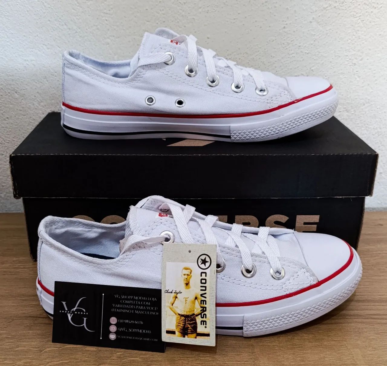Tênis Converse All Star Branco - Foto 2