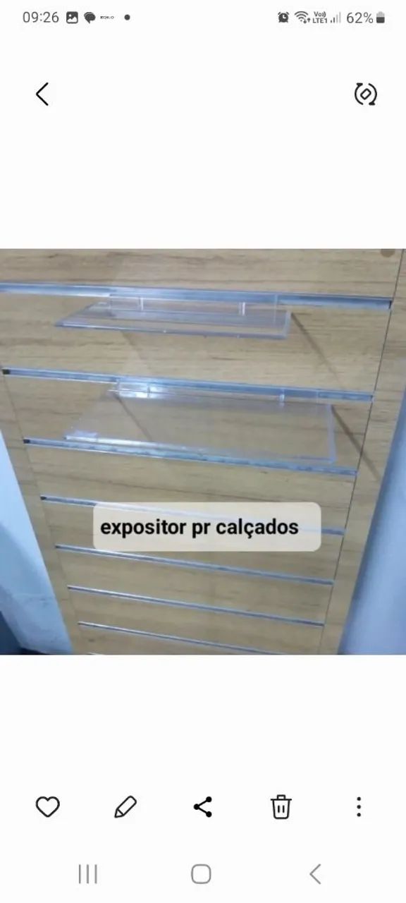 Expositor de Prateleiras para Calçados
