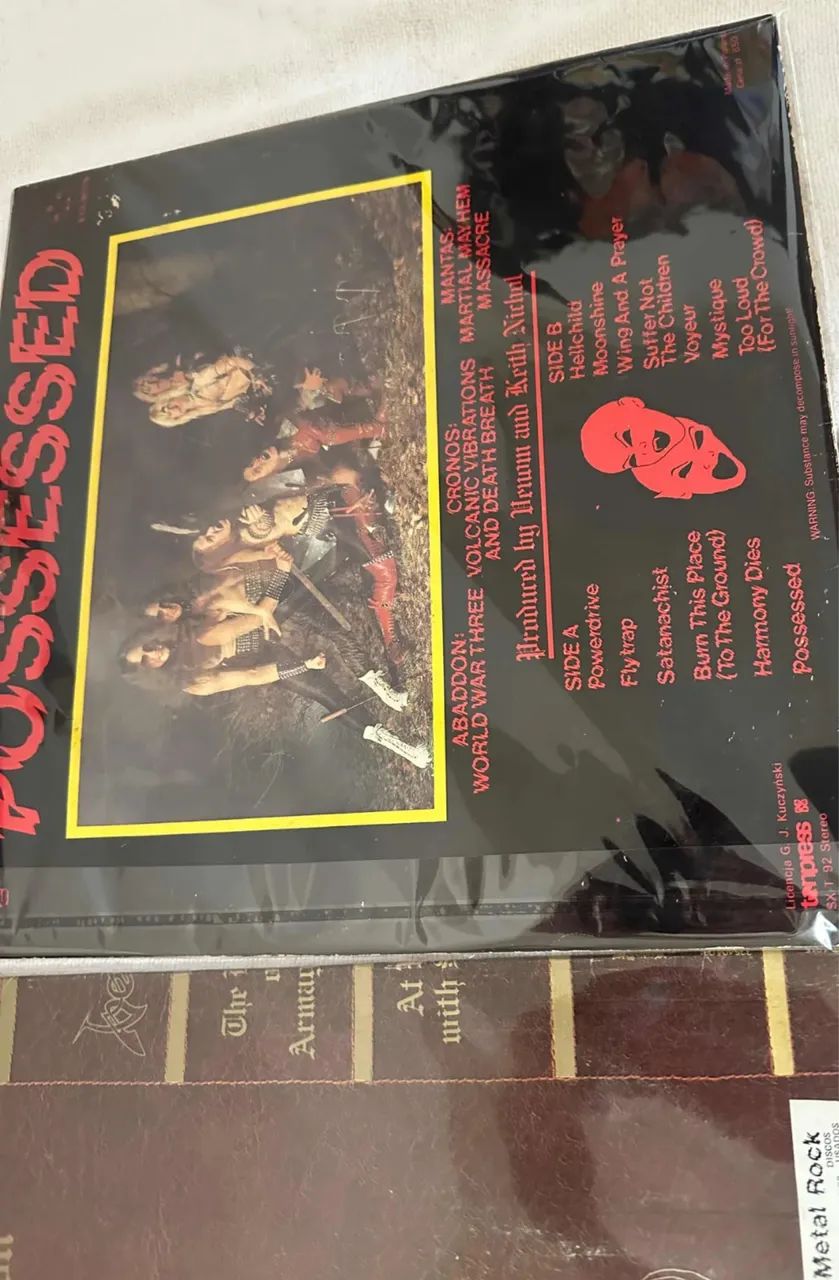 Black metal death slayer cd sepultura vinil disco rock maiden sabbath Metallica  - Foto 2