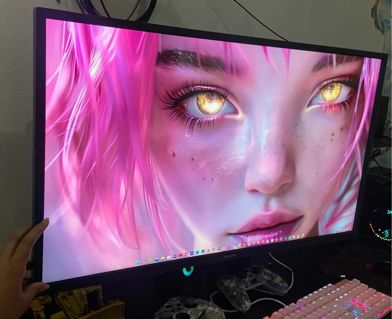 Monitor Gamer Samsung 27'' - Impecável