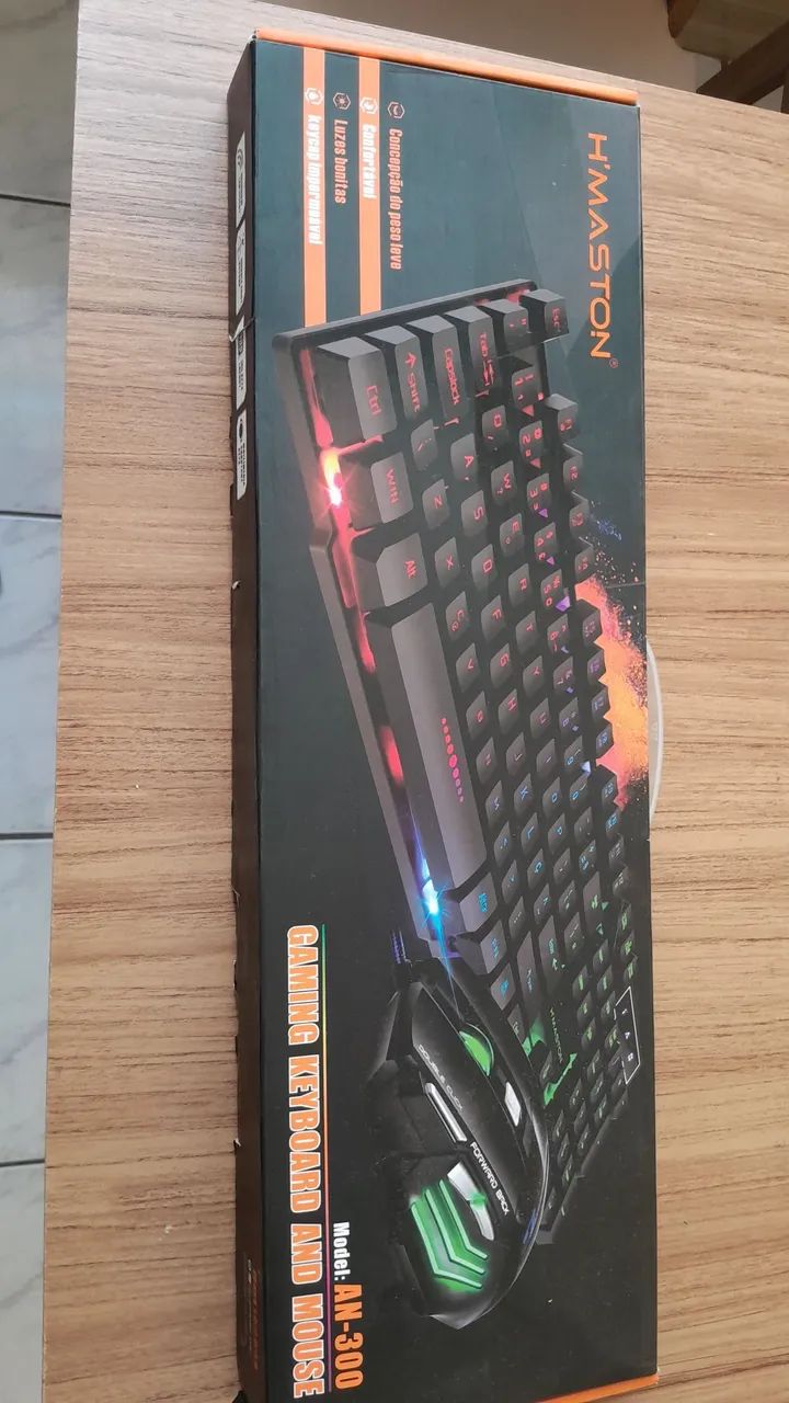Teclado e Mouse Gamer H'MASTON AN-300