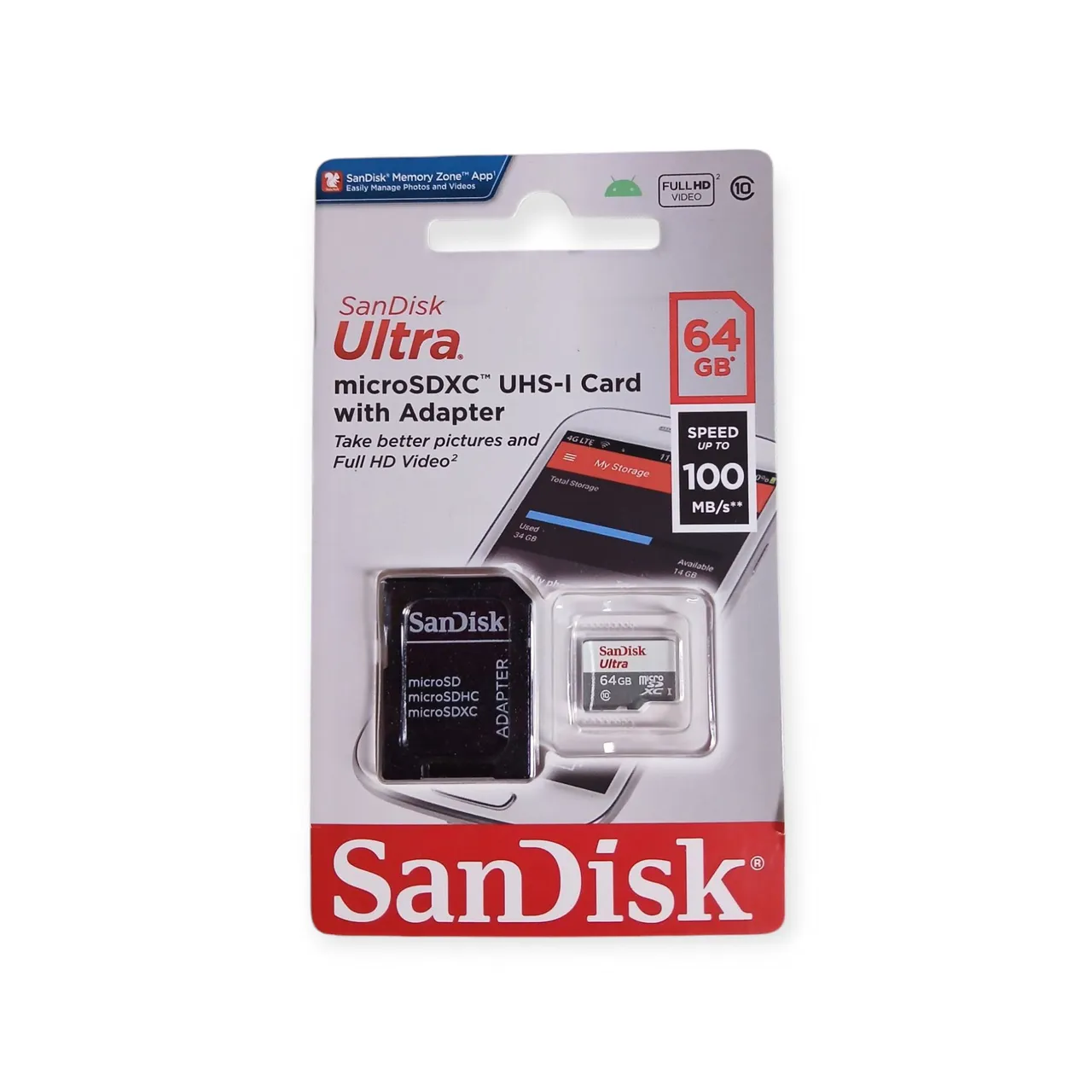 Cartão de Memória SanDisk 64GB