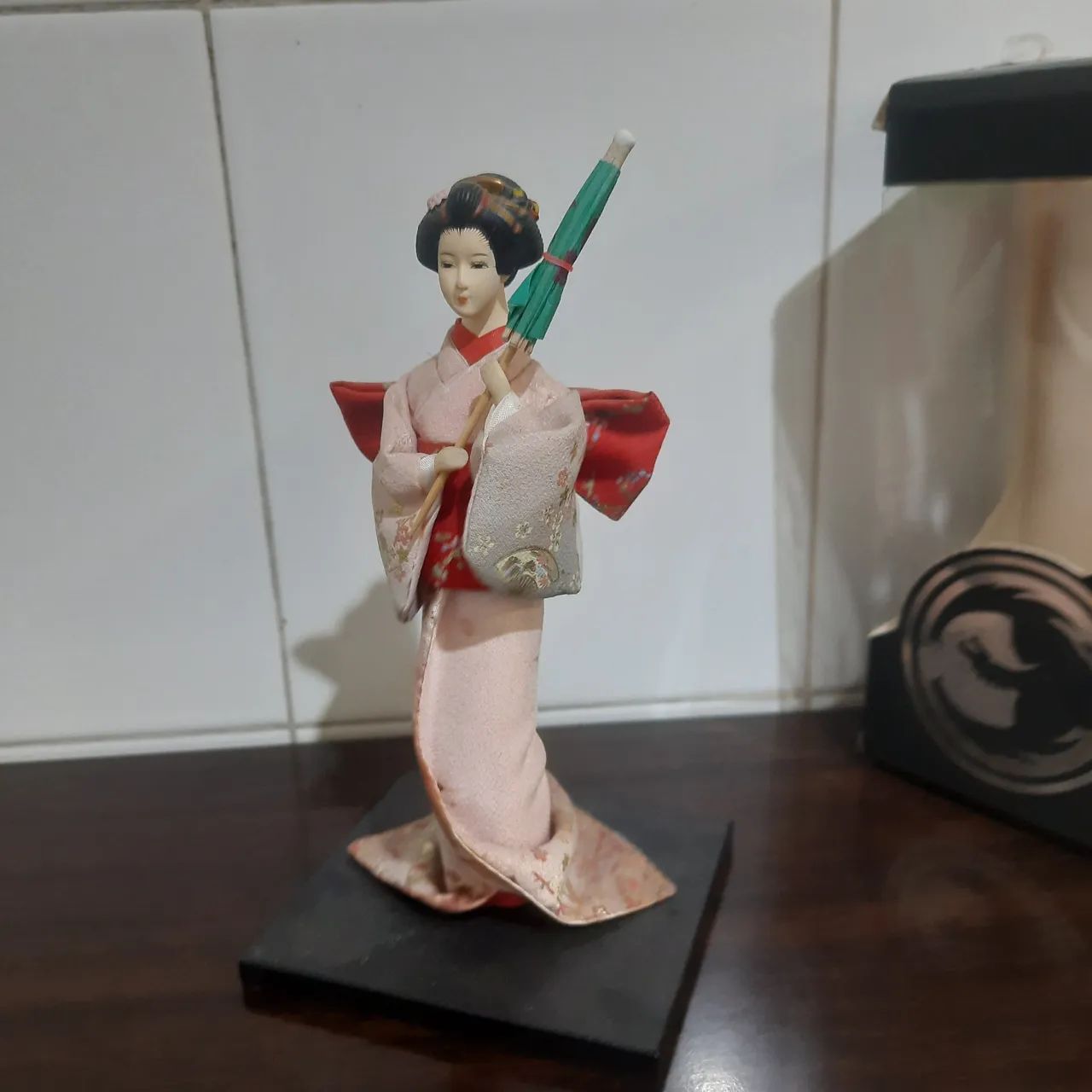 Boneca Geisha Japonesa Decorativa - Foto 3
