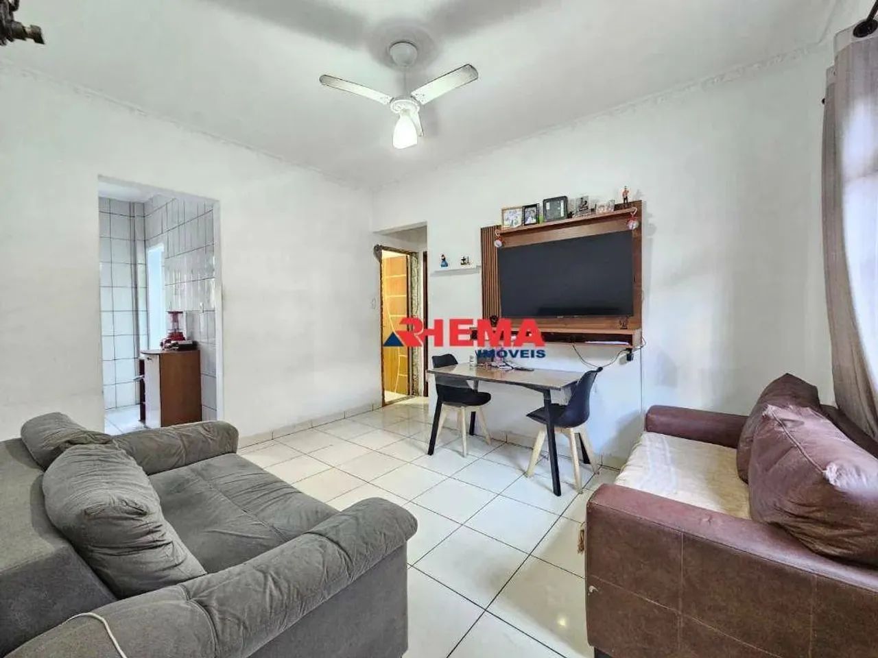 Apartamento com 2 dormitórios para alugar, 56 m² por R$ 2.500,02/mês - Vila Matias - Santo - Foto 2