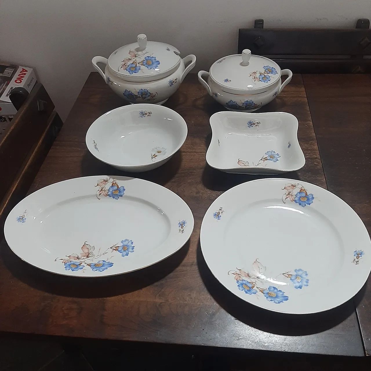 Jogo de Jantar Completo com Detalhes Florais - Foto 5