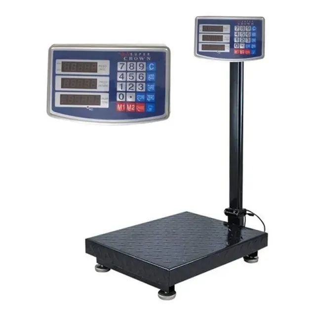 BALANÇA PLATAFORMA 200KG RECARREGAVEL COM PAINEL BIVOLT
