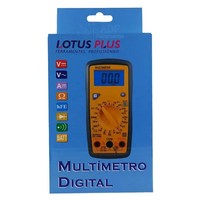 MULTIMETRO DIGITAL C/ GRAVACAO PLUS 50/1