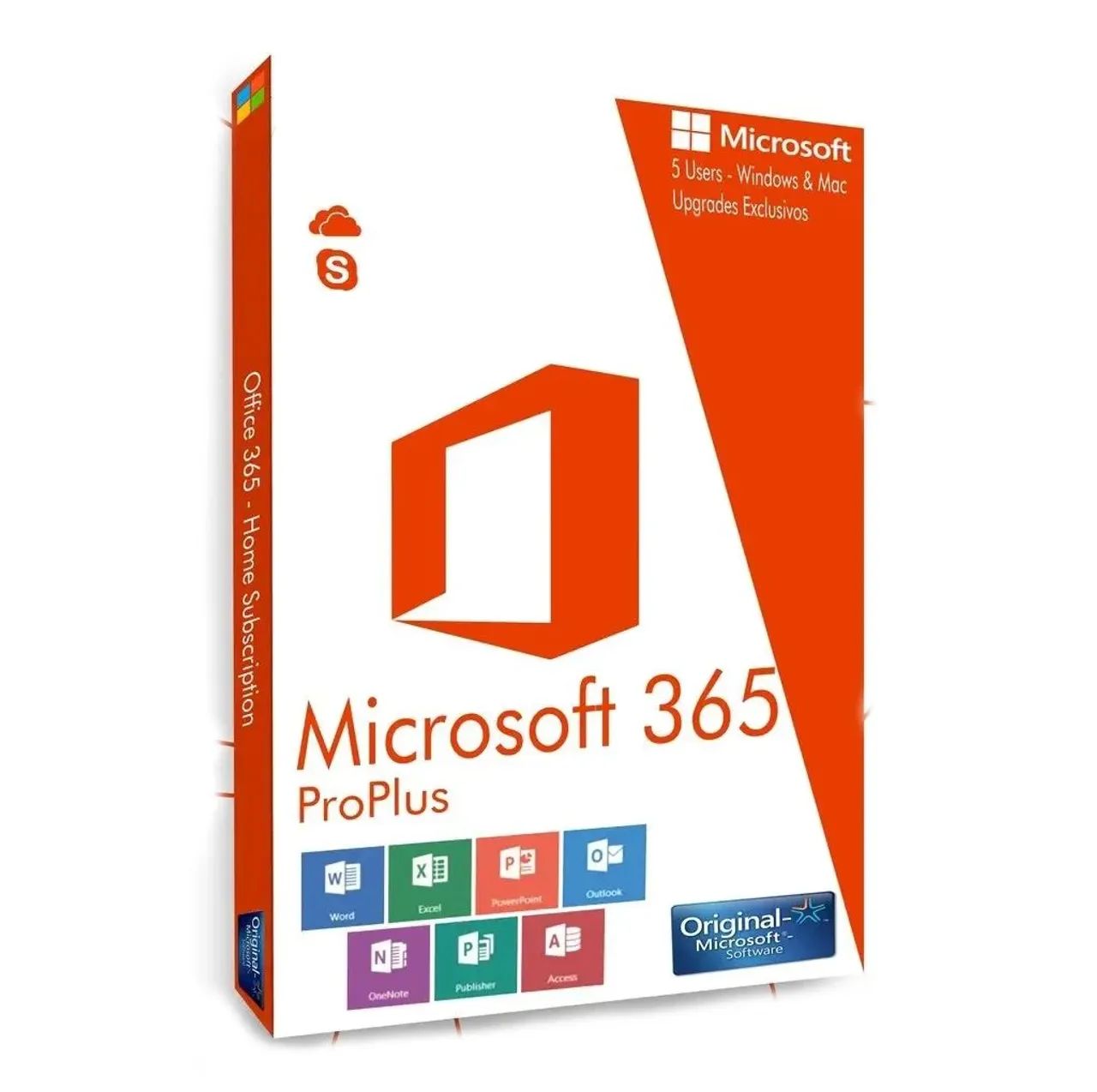 Microsoft Office 365 ProPlus - 5 Usuários - Download Digital