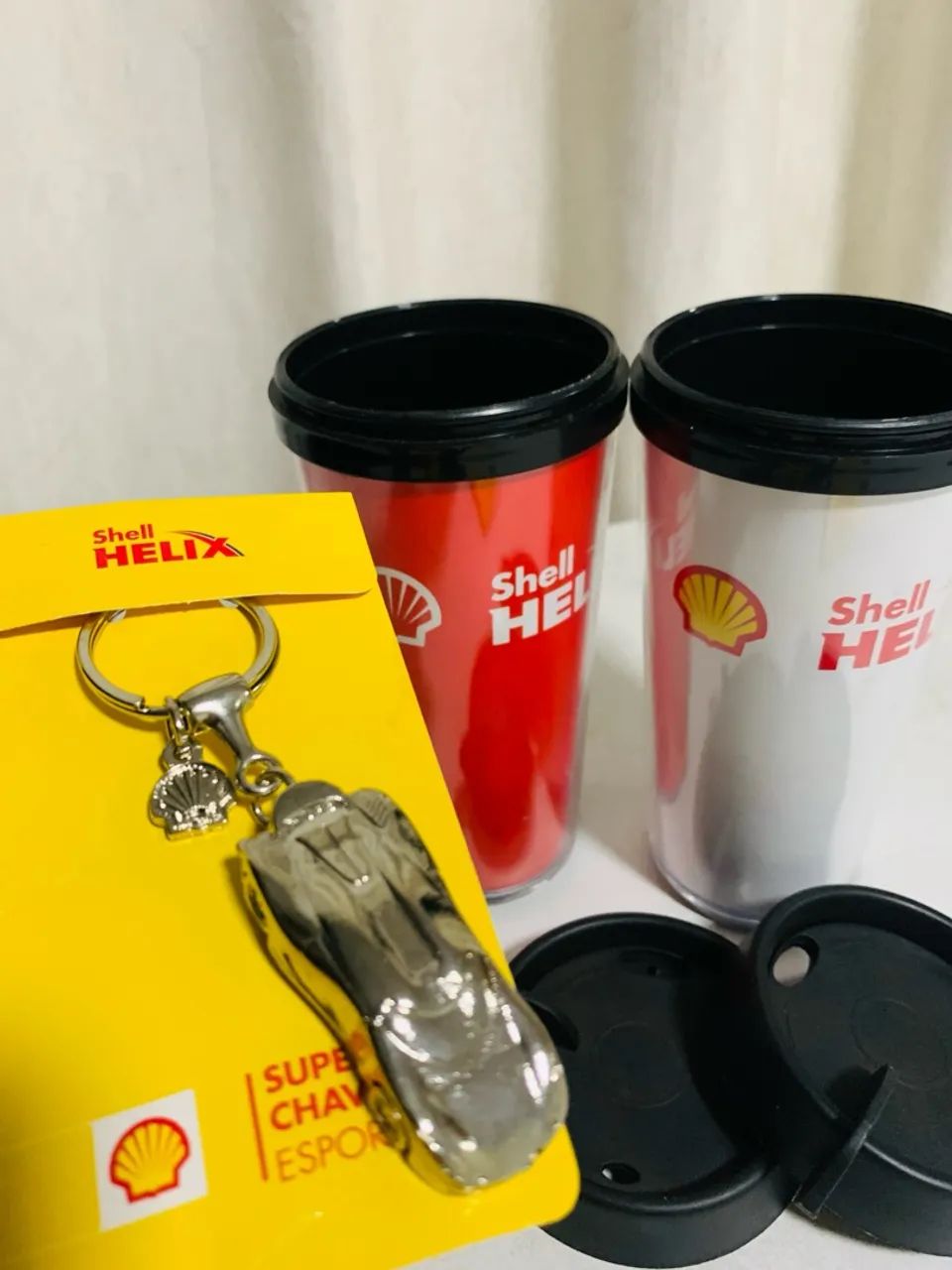 Copo + chaveiro edição limitada shell hélix  - Foto 3