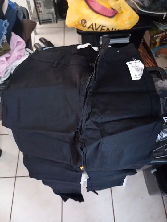 Calça jeans feminina preta - Foto 2