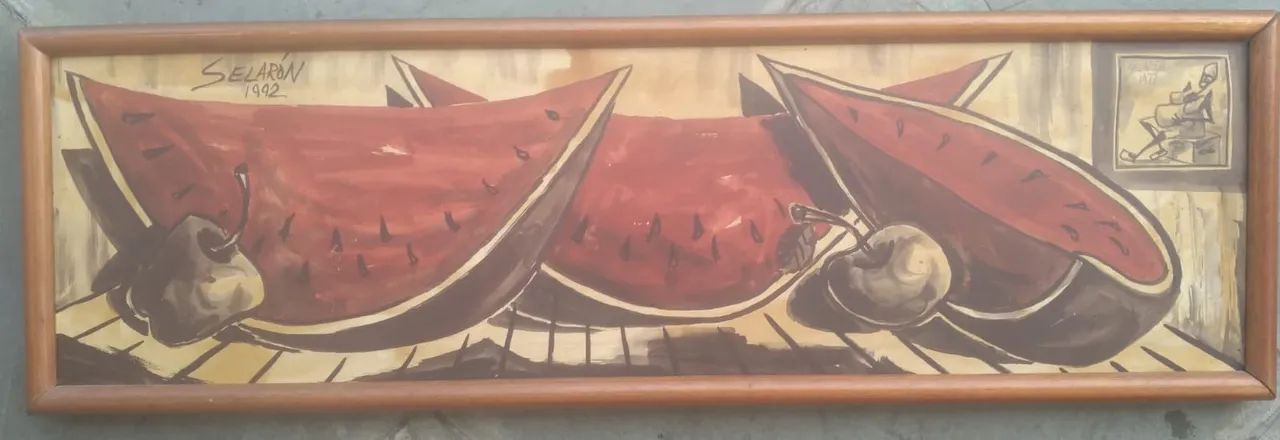 Quadro Original Selarón - Melancias
