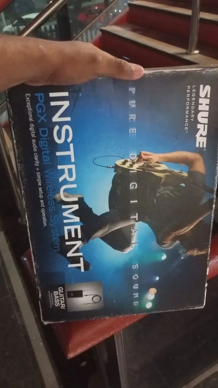 Microfone Shure pgxd ( receptor+ microfone headset+ bodypack  - Foto 3