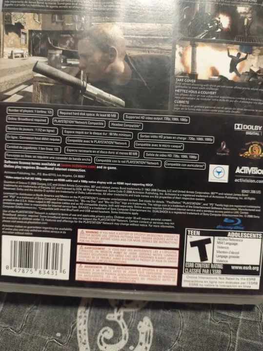Jogo PS3 007 Quantum of Solace - original  - Foto 3