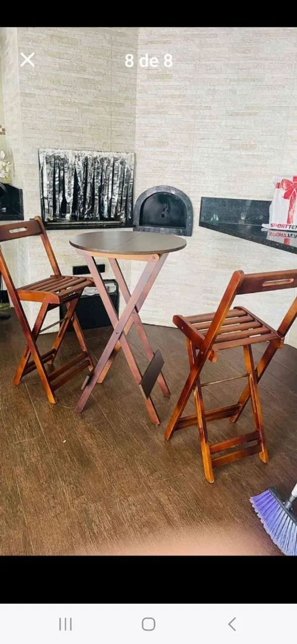 Mesas e Cadeiras Dobrável em Festas e Eventos  - Foto 2