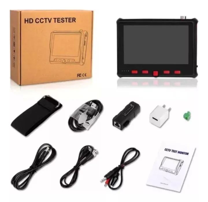 Monitor de Câmera 1080p - Testador HD CCTV AHD CVI HD-6300W - Foto 2