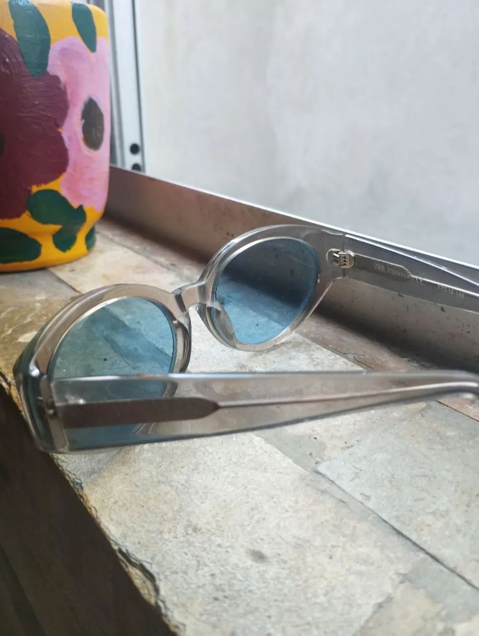 Óculos de Sol Zara com Lentes Azuis - Foto 4