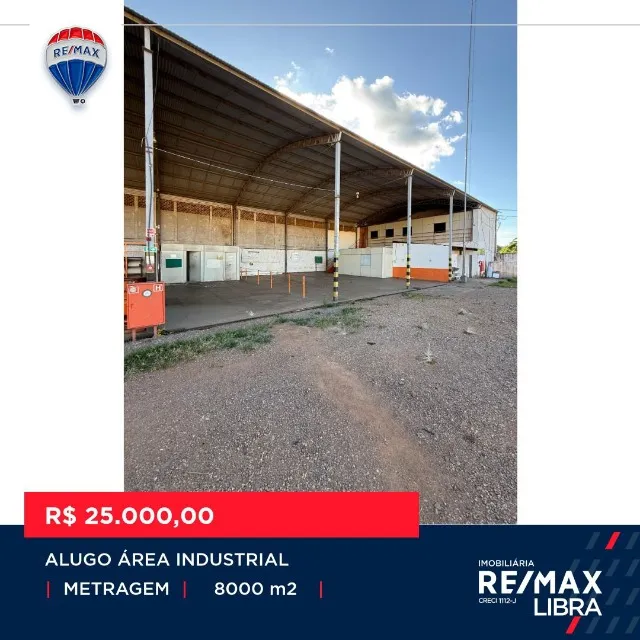IMOBILIÁRIA RE/MAX LIBRA ALUGA ÁREA INDUSTRIAL