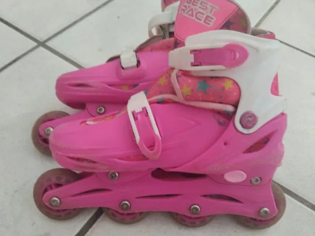 PatPatins infantil com acessórios de proteção
