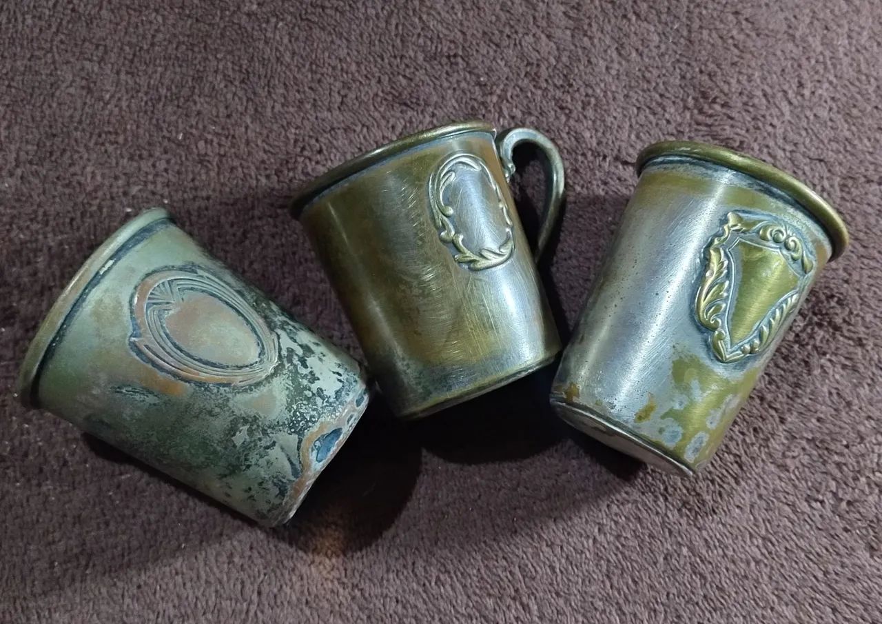 Pacote Castiçais de metal vintage + Acessórios de Decoração antiguidades - Foto 2