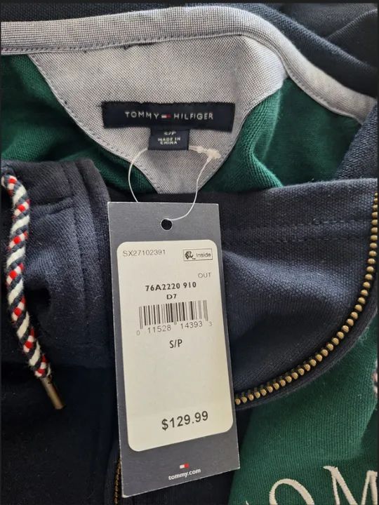 Blusa Jaqueta Moleton Tommy Hilfiger - Foto 2