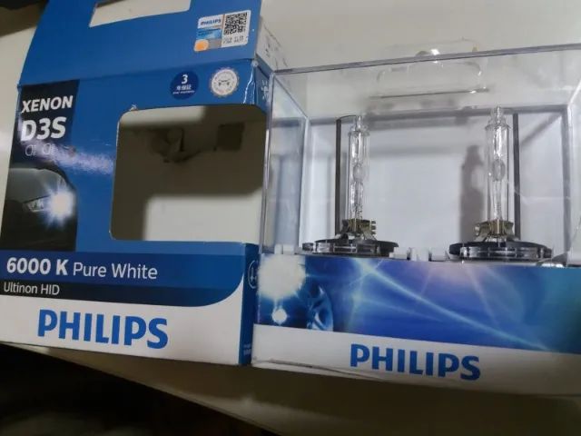Par De Lampada Xenon D3s 35w 6000k Philips Original Top - Foto 3