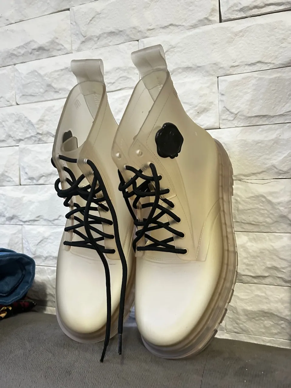 Coturno transparente Melissa Viktor Rolf