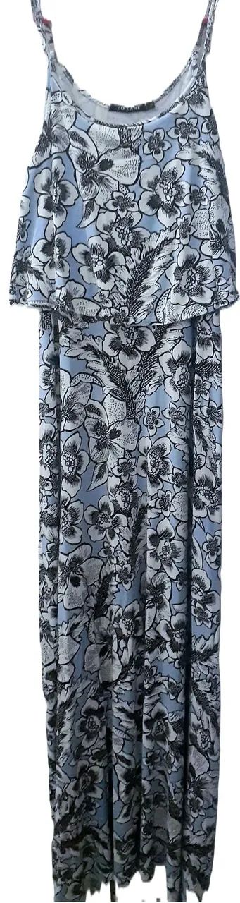 Magnífico Vestido azul Exclusivo da grife Zinzane, Tamanho M, alça ajustável.