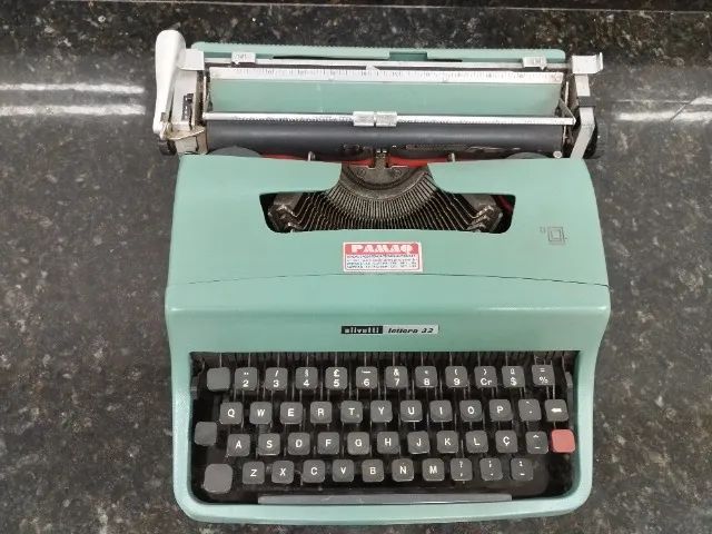 Máquina de datilografia 
