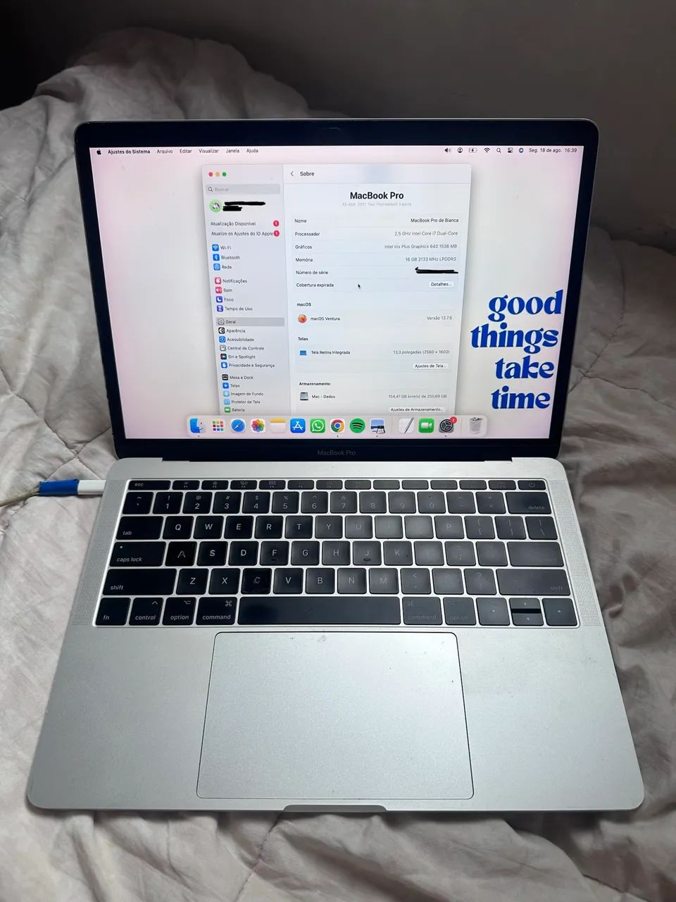 MacBook Pro（13㌅,2017, 3ポートx 2）256GB/16GB Amazon.co.jp: 【整備済み品】Apple MacBook Pro 2017, Thunderbolt